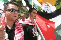 Jordanians rally against terror