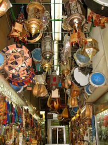 The ceiling of a downtown Tableh merchant